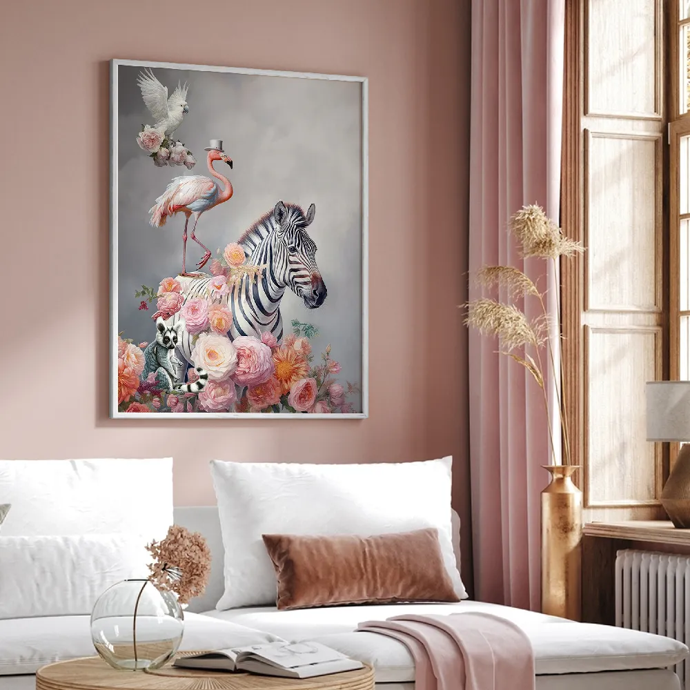 Set of wall art painting,Fantastical Friends