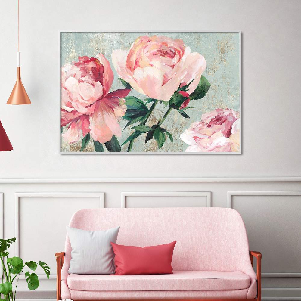 Set of wall art paintings full view