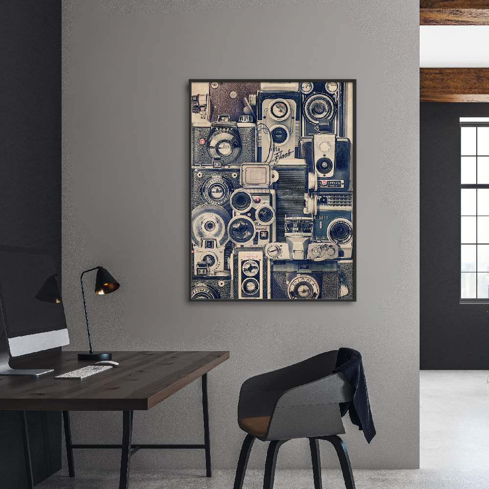 Set of wall art paintings full view