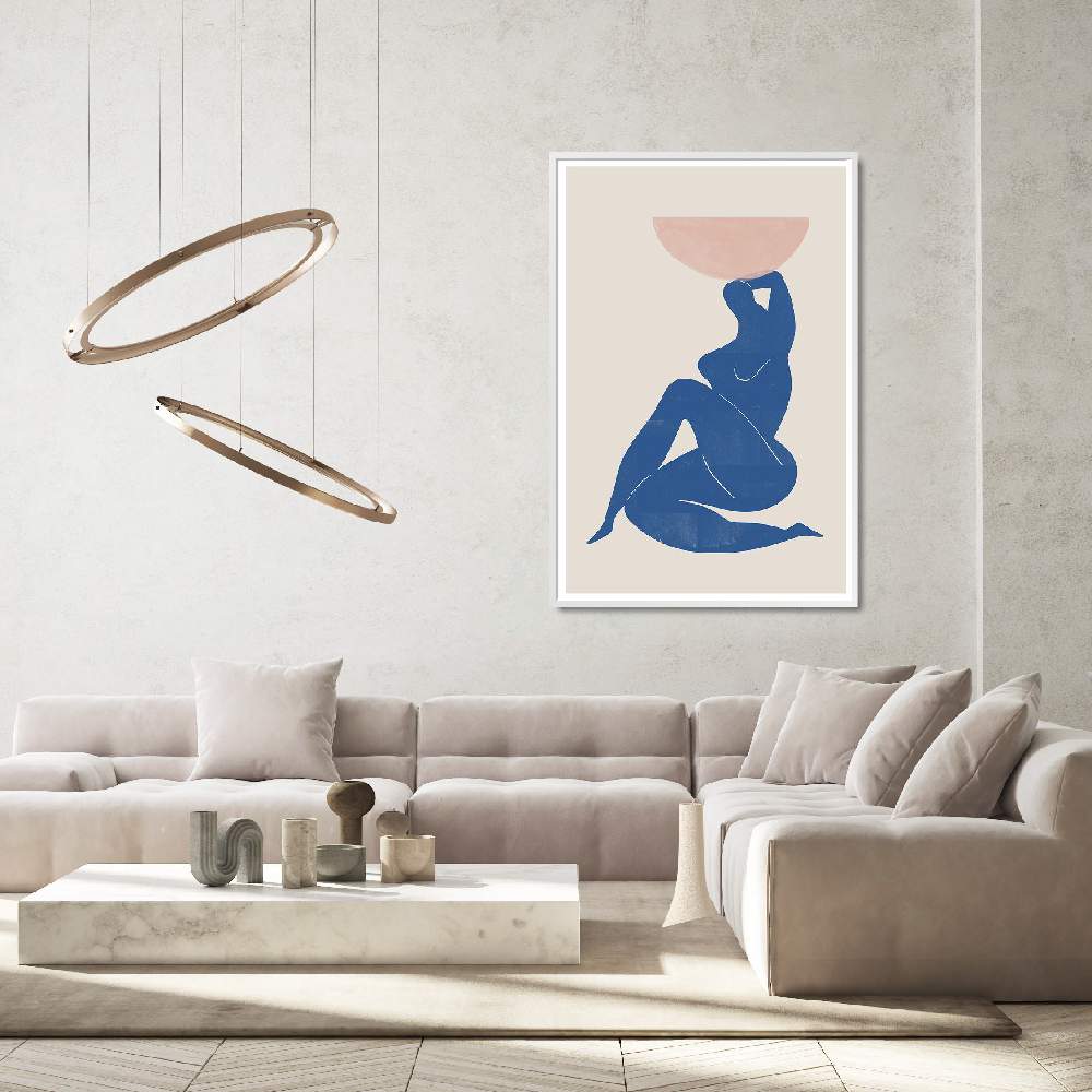 Set of wall art painting,Vase and Woman