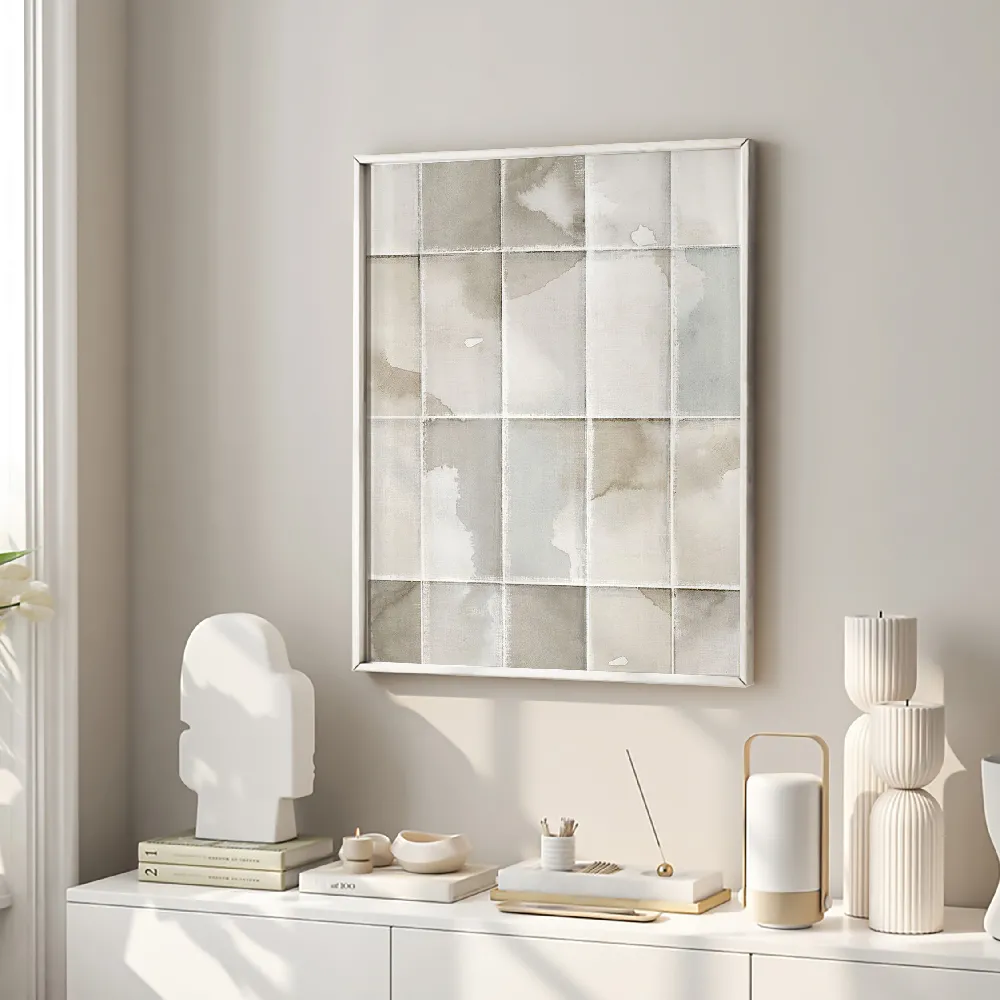 Set of wall art painting,Neutral Awakening