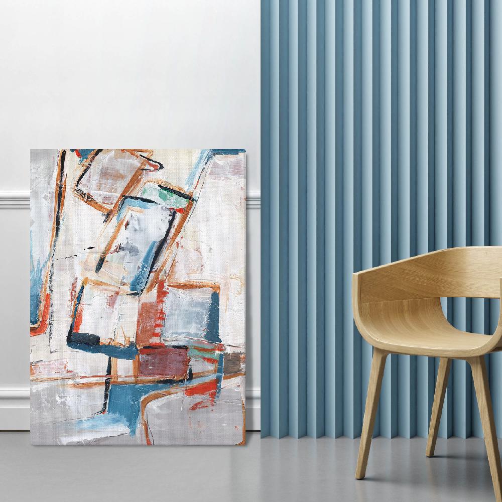 Set of wall art paintings full view