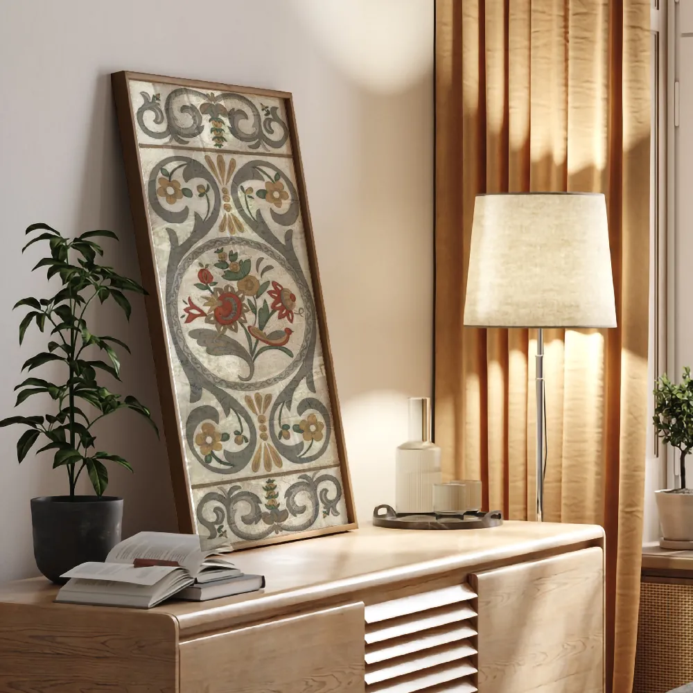 Set of wall art painting,Tudor Rose Panel