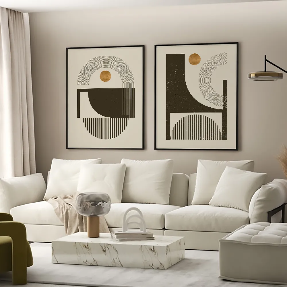 Set of wall art painting,Unknown Space