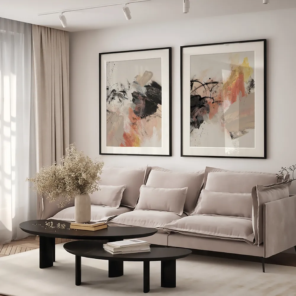 Set of wall art painting,Grapefruit