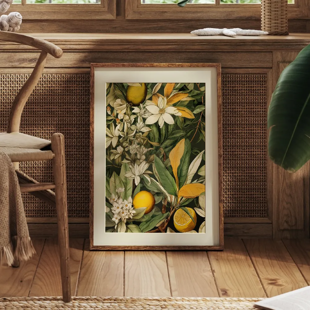 Set of wall art painting,Flowers And Fruits