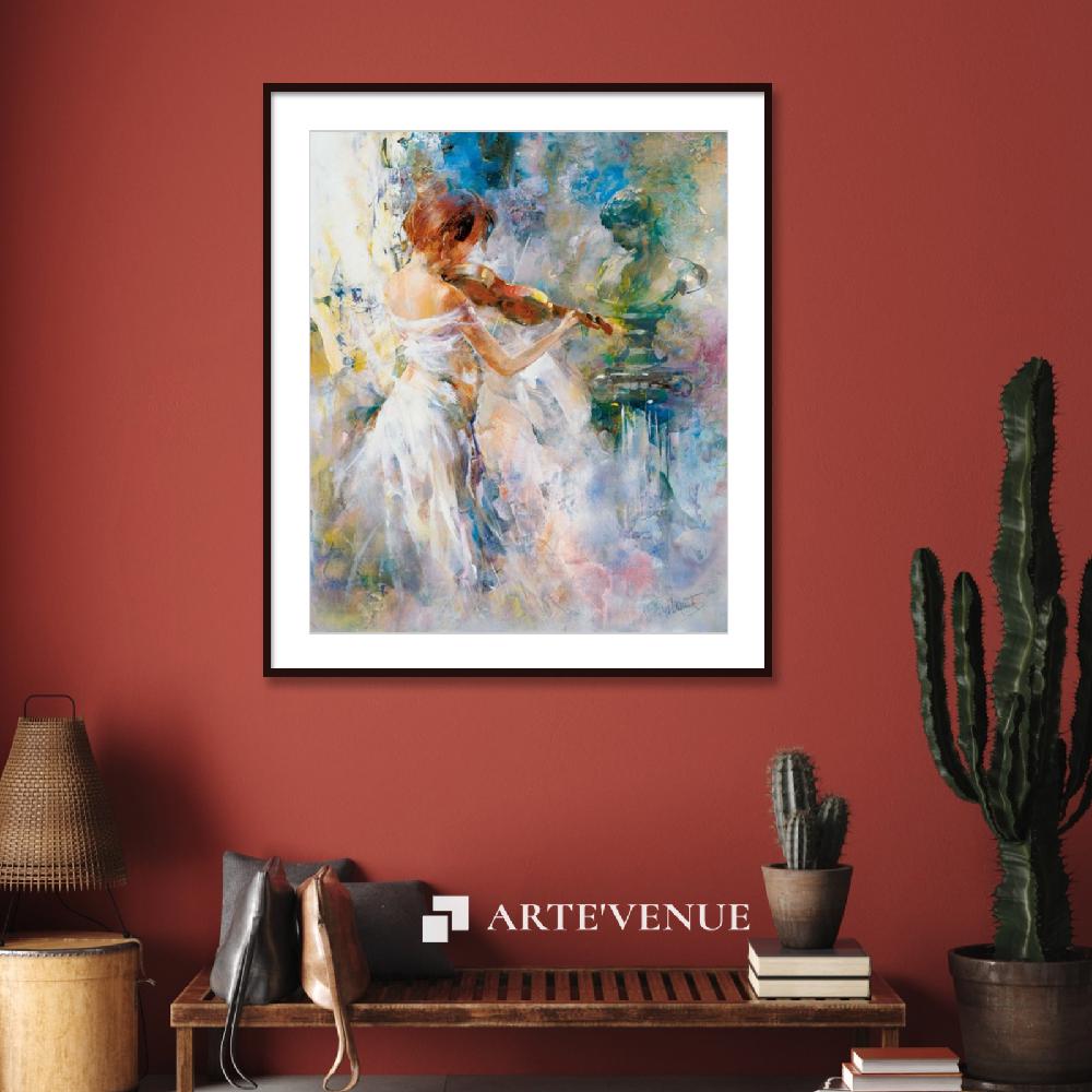 Set of wall art paintings full view