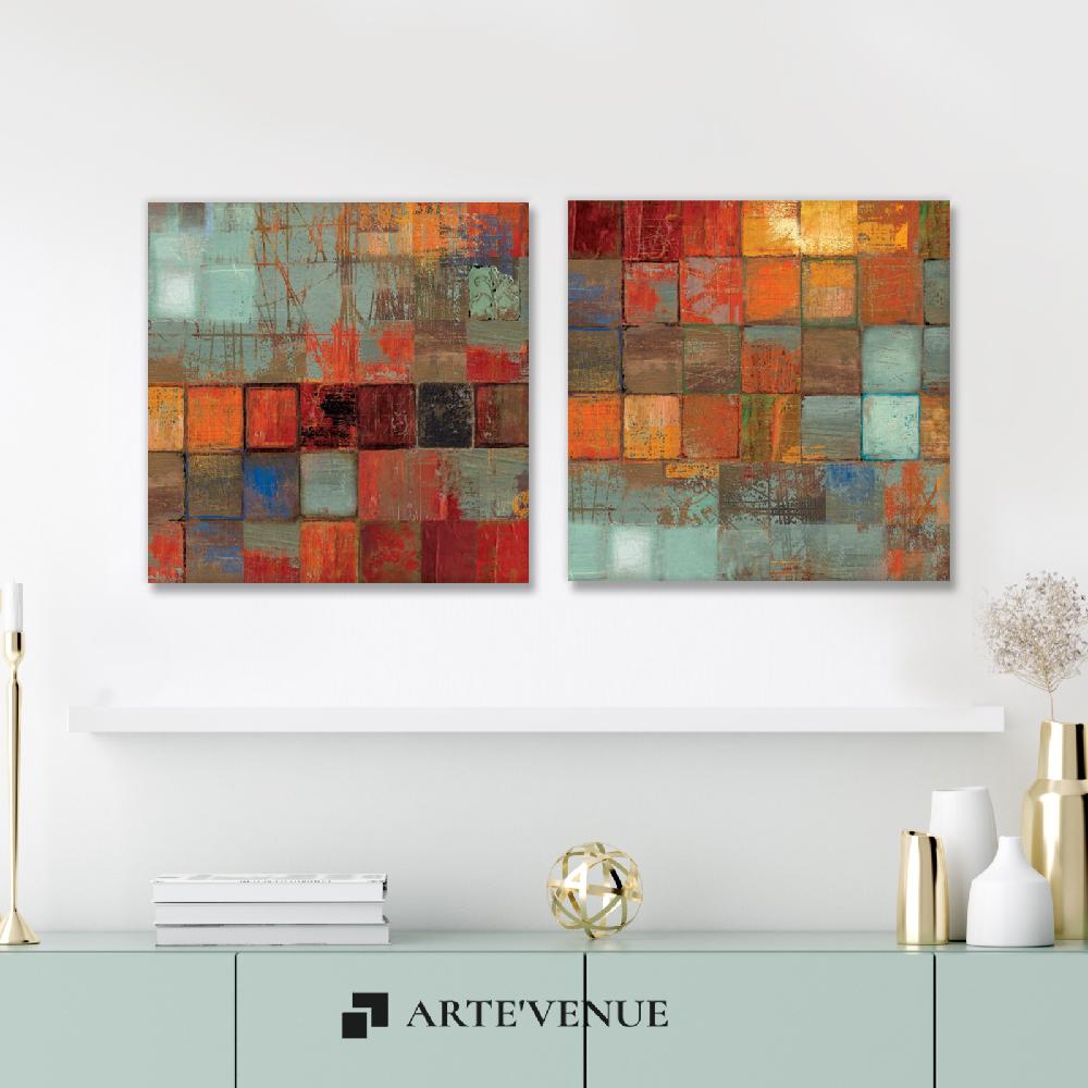 Set of wall art paintings full view