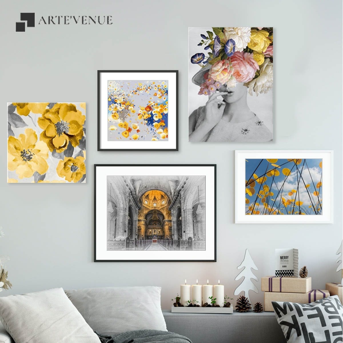 Similar gallery walls