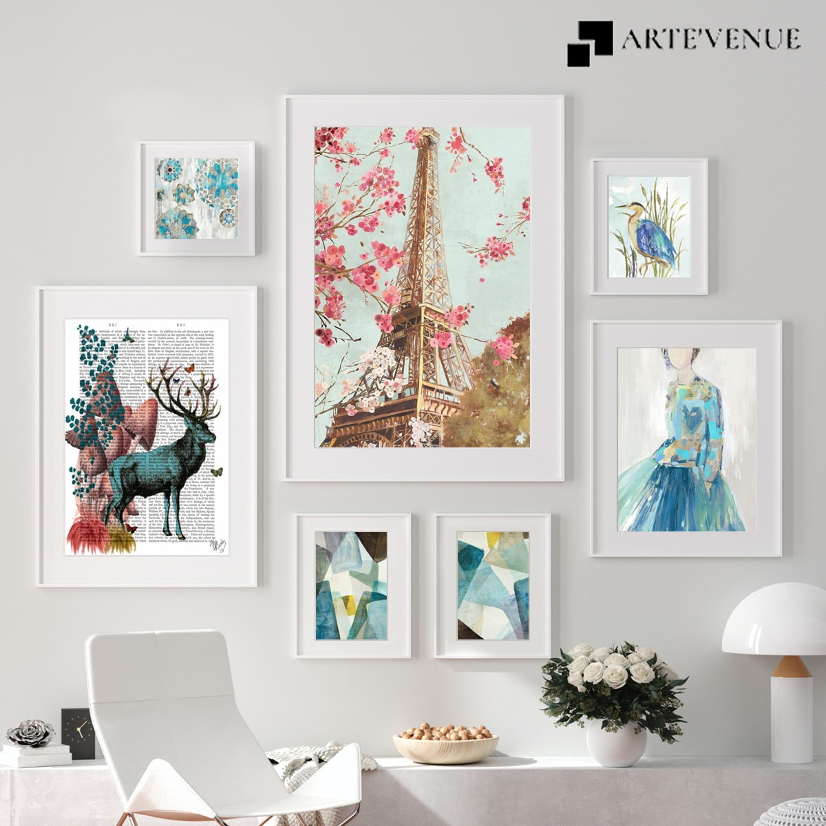 Similar gallery walls