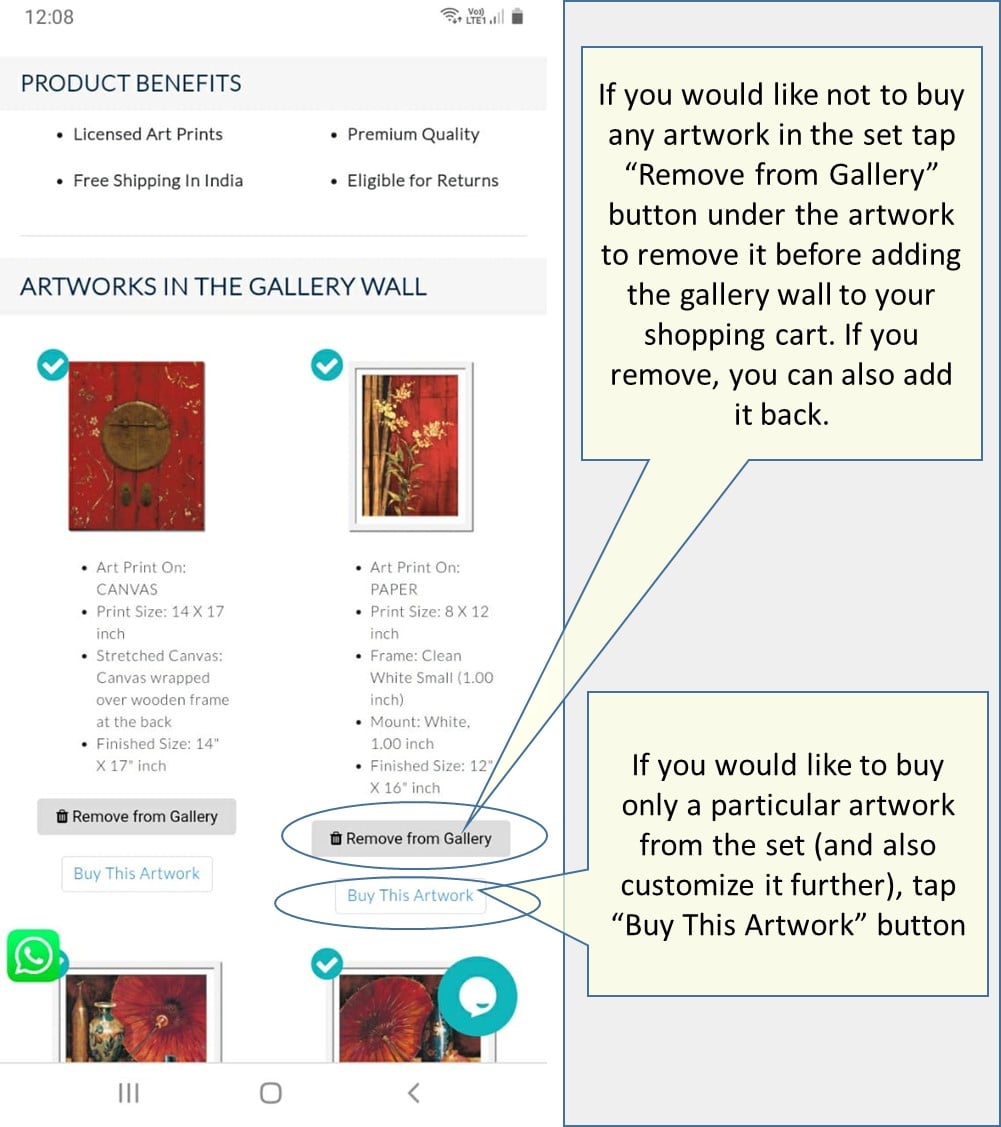 Option to Remove Artwork from Gallery