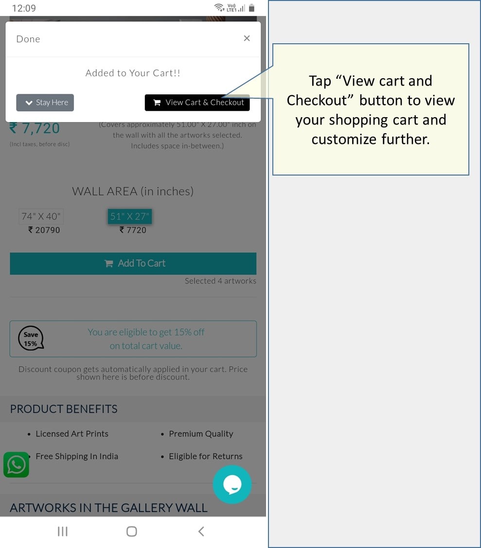 Add Gallery Wall to Cart