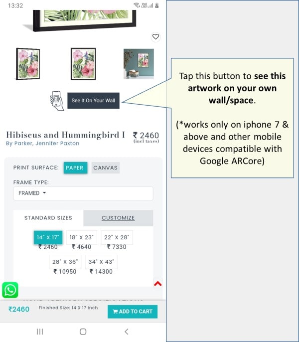 View Artwork On Your Own Wall